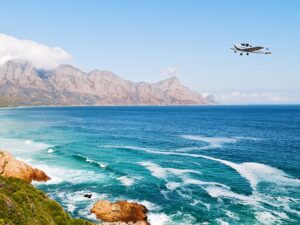 Sobrevuelo por la costa de Hermanus