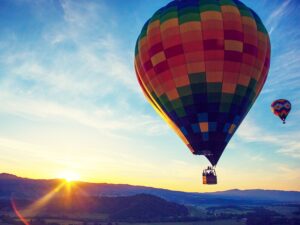 Paseo en globo al amanecer por el Valle de Napa